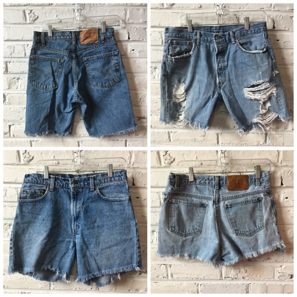 Womens / Femme Denim Shorts u0026 Cutoffs by the bundle: Bulk Vintage Clothing